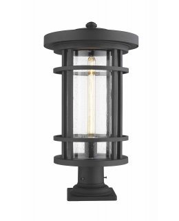 Z-Lite 570PHM-533PM-BK Jordan SQUARE Outdoor Pier Light